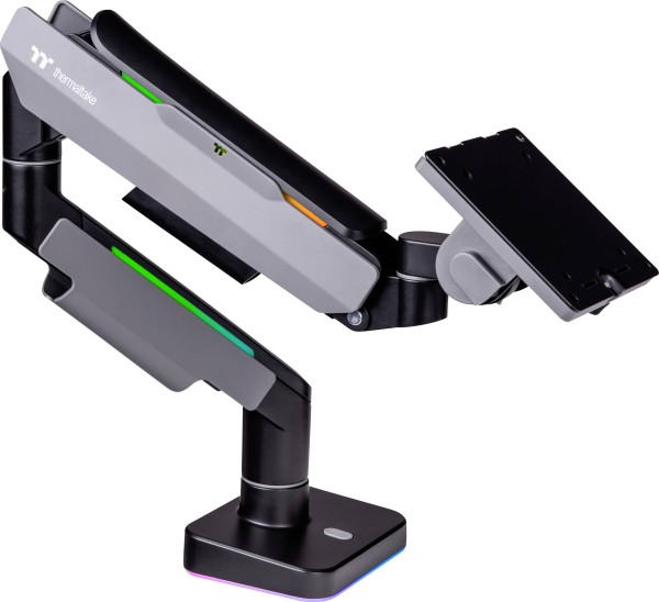 THERMALTAKE THERMALTAKE Single RGB Gaming Monitor Arm (schwarz, für Monitore 17" - 49")