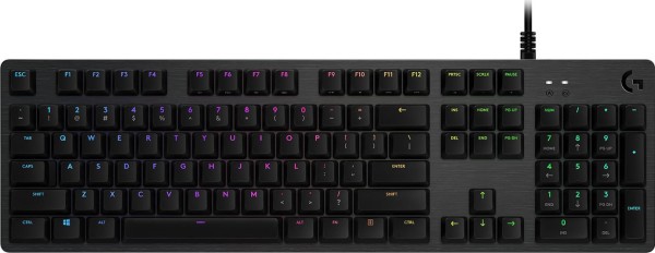 LOGITECH LOGITECH G512 CARBON GX RED Linear- UK-Layout