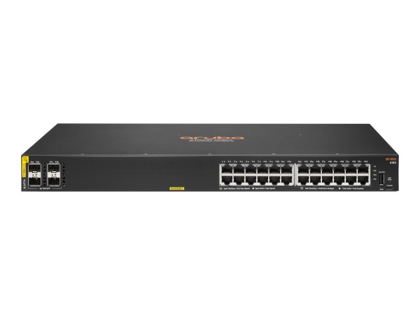 HPE Aruba 6100 24G Class4 PoE 4SFP+ 370W Switch JL677A