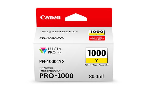 Canon PFI-1000 Y 80ml Gelb