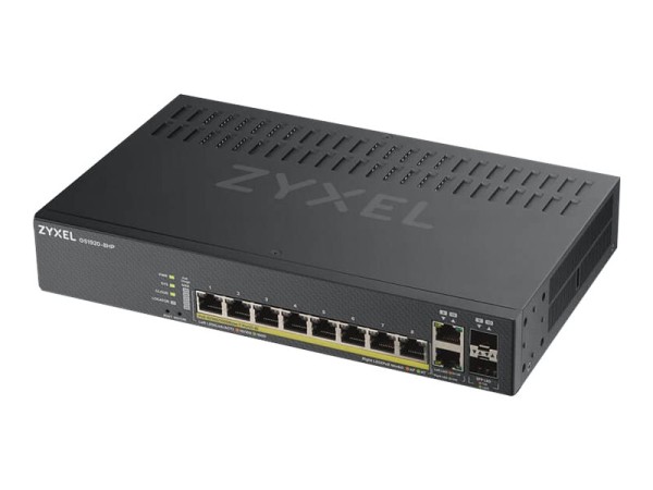 ZYXEL Switch 8x GE GS1920-8HPV2 PoE+ GS1920-8HPV2-EU0101F