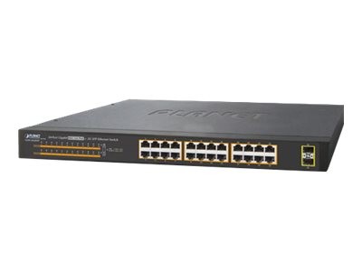 PLANET TECHNOLOGY PLANET TECHNOLOGY PLANET GSW-2620HP PoE Switch 24xGEth AT + 2xSFP