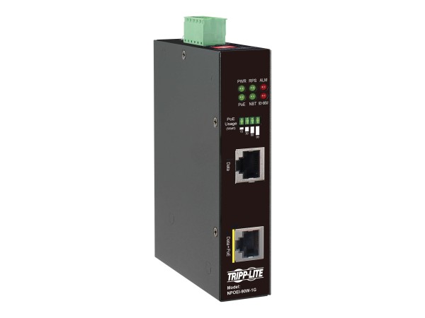 EATON TRIPPLITE Industrial Gigabit Ethernet PoE injector 90W PoE++ 802.3bt NPOEI-90W-1G