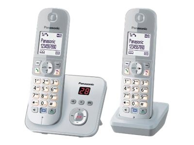 PANASONIC PANASONIC KX-TG6822GS perlsilber Duo mit AB