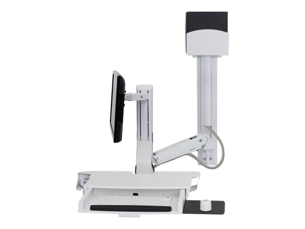 ERGOTRON SV COMBO ARM, WORKSURFACE, PRE-CONFIGURATION, SMALL CPU HOLDER, IN 45-594-216