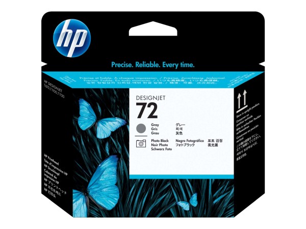 HP 72 Grau, Photo schwarz Druckkopf C9380A