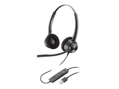 POLY EncorePro 320, USB-A - 300 Series - Headset - On-Ear - kabelgebunden - 214570-01