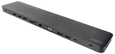 DIGITUS 14" Universal Docking Station, USB Type-C, schwarz