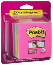 Post-it Haftnotiz-Würfel Super Sticky Notes, 76 x 76 mm