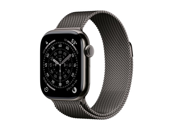 APPLE Watch S11 Titan Schiefer Cellular 42mm (Milanaise Armband schiefer) MF8U4ZR/A