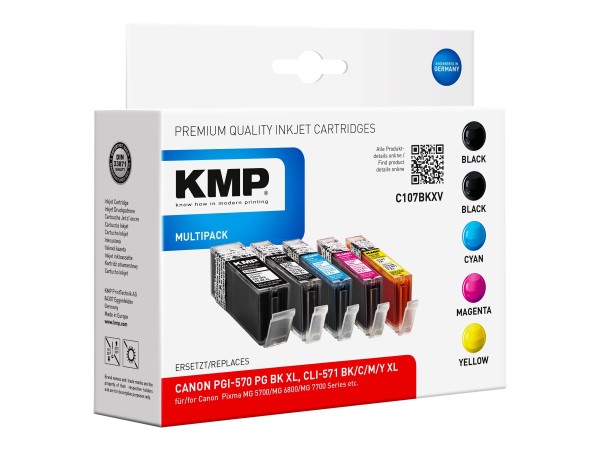 KMP KMP Canon CLI-570XL/571XL V-Pack