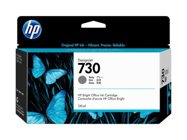HP 730 Grau DesignJet Tintenpatrone P2V66A