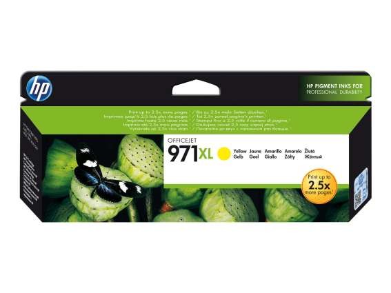 HP 971XL Gelb Tintenpatrone CN628AE