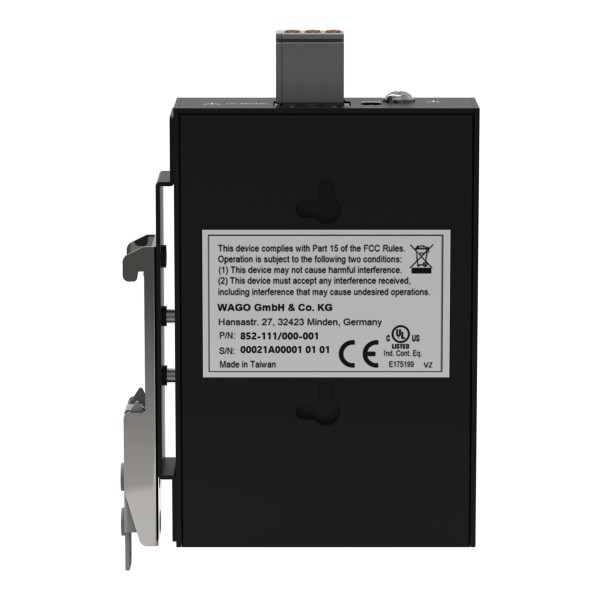 WAGO WAGO Industrial-ECO-Switch 5 Ports, sw 1 Stück