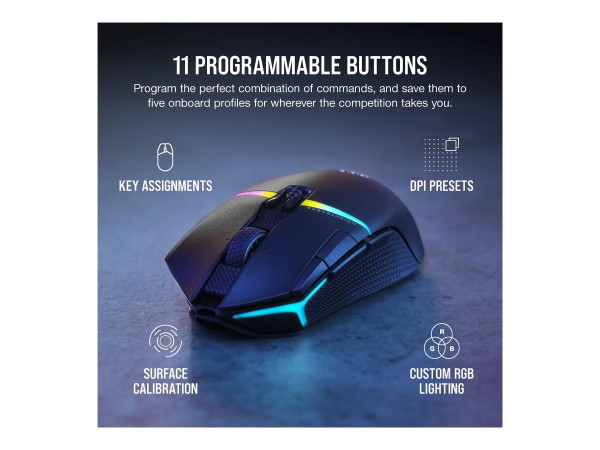 CORSAIR NIGHTSABRE Wireless CH-931B011-EU