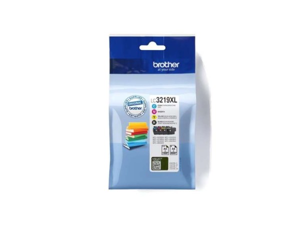 BROTHER LC3219XL Value Pack 4er Pack XL Schwarz, Gelb, Cyan, Magenta Tinten LC3219XLVALDR
