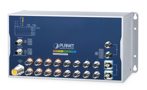PLANET TECHNOLOGY PLANET TECHNOLOGY Industrial L3  8-Port M12 Manag.
