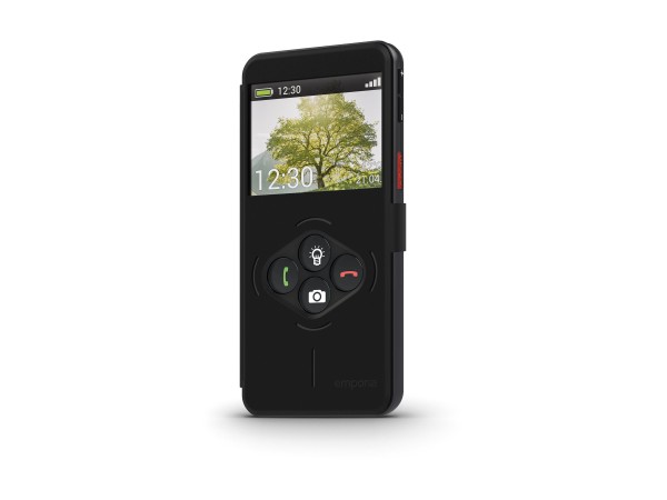 EMPORIA SMART.7lite, Senioren-Smartphone Android 15, 5,45 Zoll Display, LT E7LT.V1.BK.01