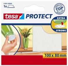 tesa Protect Filzgleiter, weiß, Durchmesser: 26 mm