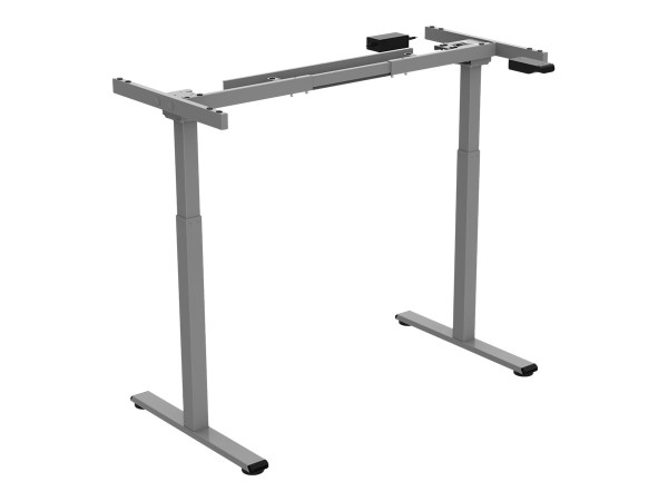 DIGITUS Schreibtischgestell, höhenverstellbar, grau DA-90432