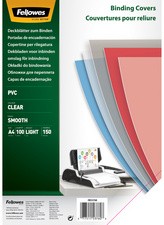 Fellowes Deckblatt, DIN A4, PVC, transparent, 0,30 mm