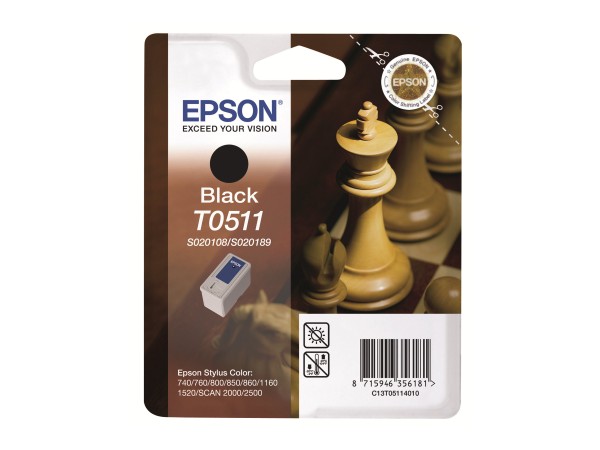EPSON EPSON T0511 Schwarz Tintenpatrone