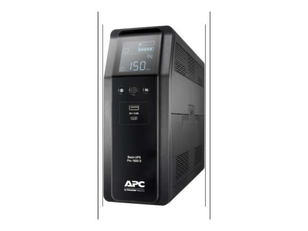 APC Back UPS Pro BR 1600VA Sinewave 8 Outlets AVR LCD interface BR1600SI