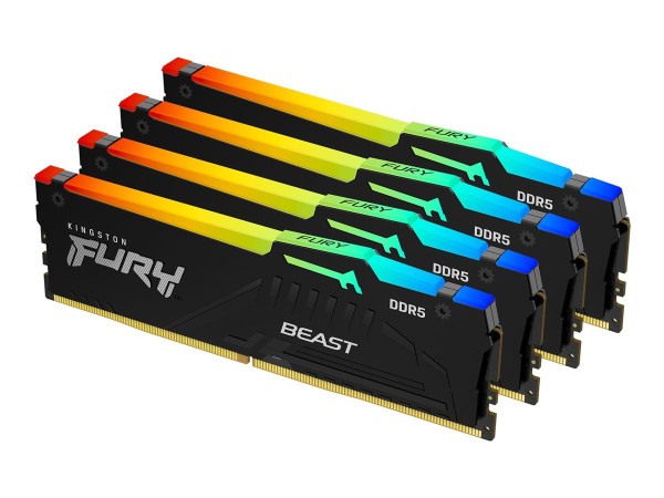 KINGSTON FURY Beast RGB 128GB Kit (4x32GB) KF552C40BBAK4-128