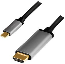 LogiLink USB 3.2 Kabel, USB-C - HDMI-A Stecker, 1,8 m