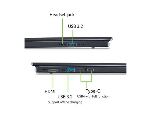 ACER Swift Go 16 AI OLED SFG16-61-R6QV 40,6cm (16") Ryzen AI7 350 32GB 1TB NX.JCREG.008