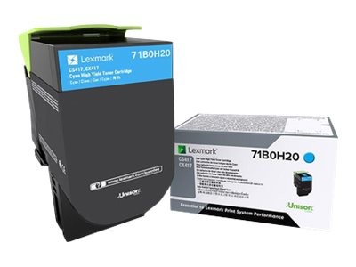 LEXMARK LEXMARK CS/CX 417, 517 Tonerkassette Cyan mit ho