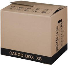 SMARTBOXPRO Umzugskarton "CARGO-BOX XS", braun