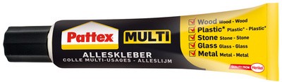 Pattex Alleskleber Multi, lösemittelfrei, 50 g Tube