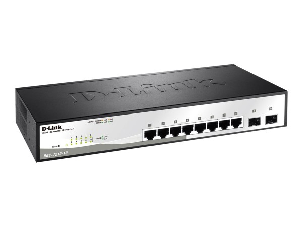 Net Switch 1000T 8P D-Link DGS-1210-10 19" DGS-1210-10