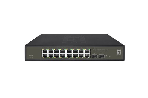 LEVELONE LEVELONE Switch 16x GE GES-2118      2xGSFP 19"