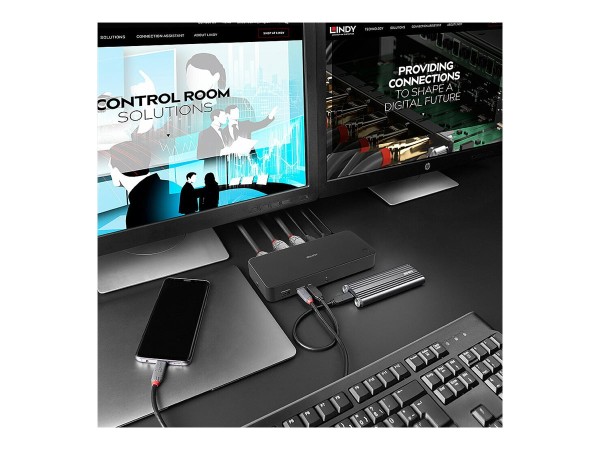 LINDY LINDY Docking Station USB 3.2 Typ C&A Hybrid Laptop DP,HDMI