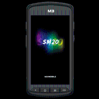 M3 MOBILE Mobile SM20x 2D SF USB BT 5.1 WLAN 4G NFC GPS Disp. GMS RB schwarz - Datenerfassungsgerät