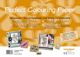 transotype Marker Papier DIN A4, 250 g/qm, 10 Blatt