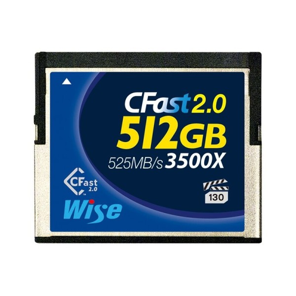 WISE WISE CFast 2.0 Card 3500x 512GB blue