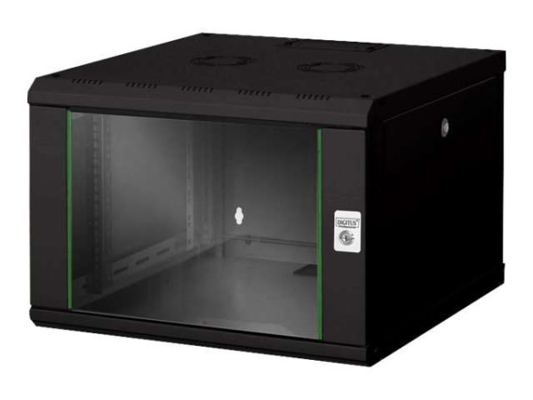 DIGITUS 7HE Wandgehäuse Unique 420x600x600mm Farbe Schwarz RAL 9005 DN-19 07U-6/6-SW