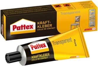 Pattex Kraftkleber Transparent, lösemittelhaltig, 50 g Tube