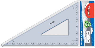 Maped Zeichendreieck Geometric 60 Grad,Kathetenlänge: 320 mm