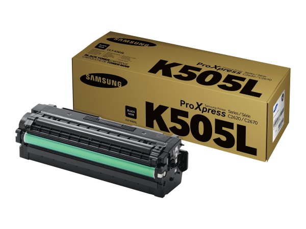 SAMSUNG CLT K505L Schwarz Tonerpatrone (SU168A) SU168A