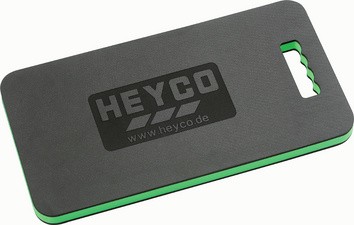 HEYCO Kniebrett, schwarz / grün, (B)480 mm