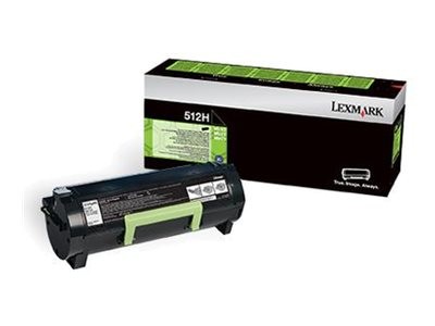 LEXMARK LEXMARK 512H RückgabeToner Kapazität 5000 ppm ko