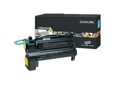 LEXMARK Besonders hohe Ergiebigkeit Gelb Tonerpatrone LCCP C792X2YG
