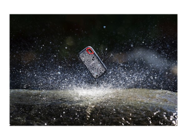 SANDISK Extreme Portable - Solid-State-Disk - 1 TB - extern (tragbar) - USB SDSSDE61-1T00-G25