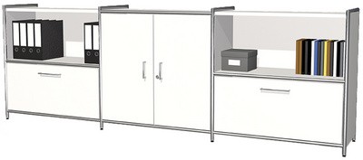 kerkmann Sideboard ARTLINE, 2 Ordnerhöhen, 2 Schubladen