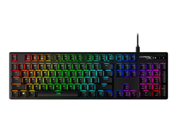 KINGSTON KINGSTON HyperX Alloy Origins - Tastatur - Hintergrundbeleuchtung - USB-C - QWERTZ - Deutsch - Taste