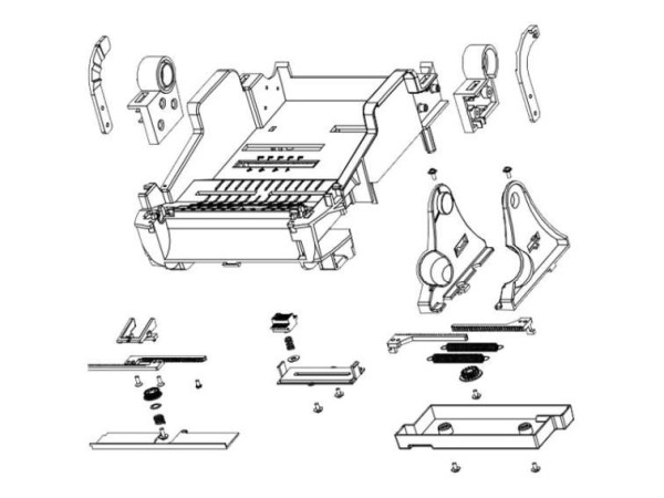 DATAMAX E CLASS MARK III BASE ASSEMBY DPR78-2899-01